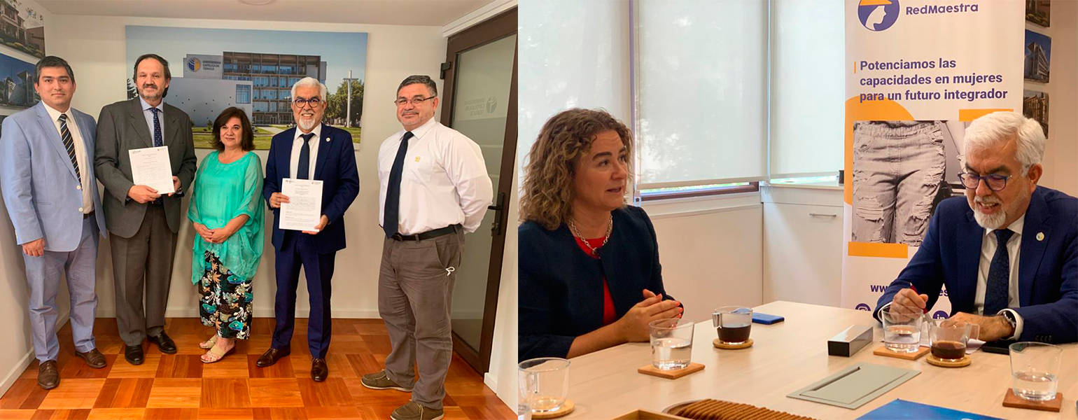 Potenciado la Educación Continua: Rector Aliro Bórquez firma ...