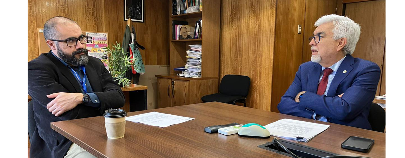 Rector Bórquez se reúne con Subsecretario de Educación Superior