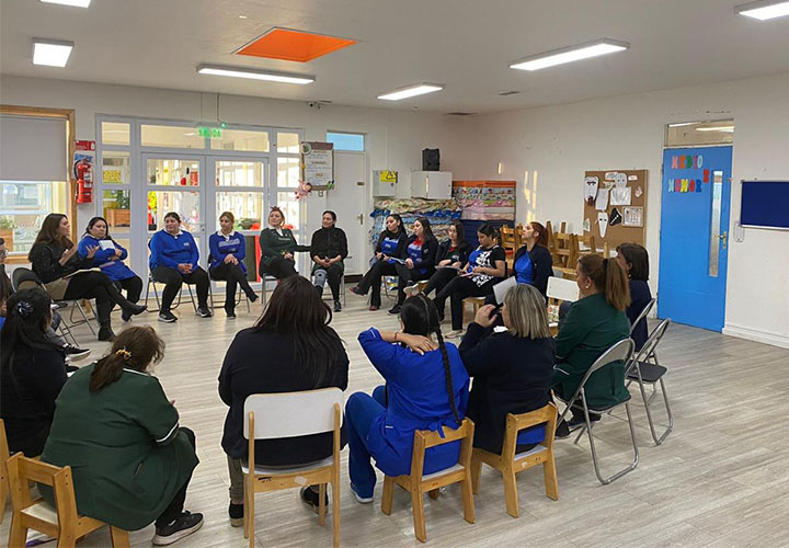 180 profesionales del país hacen inédita pasantía en educación parvularia