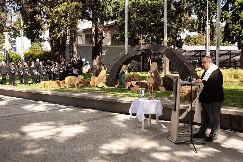 Navidad en la UC Temuco: realizan bendición a los pesebres en los campus universitarios