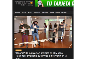 Rizoma: la instalación artística en el Museo Nacional Ferroviario que invita a intervenir en la obra