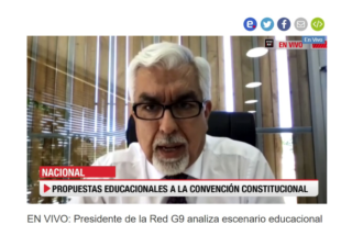 Presidente de la Red G9, Dr. Aliro Bórquez analiza propuestas educacionales entregadas a la Convención constitucional