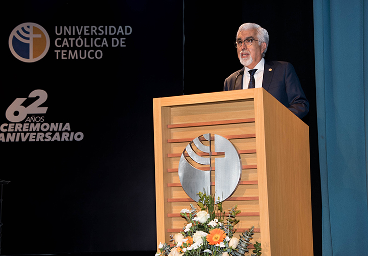 UC Temuco cumple 62 Años con ceremonia presencial