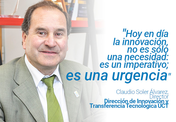 Claudio Soler Álvarez asume como nuevo director de Innovación y Transferencia Tecnológica
