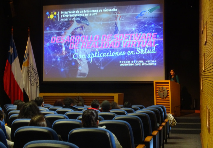 DIRITT UCT expone el desarrollo y uso de Realidad Virtual en el área de la Salud a estudiantes del Programa InnovaInclusión