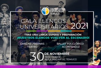 La Gala de Elencos Universitarios UCT regresa al Aula Magna este 30 de noviembre