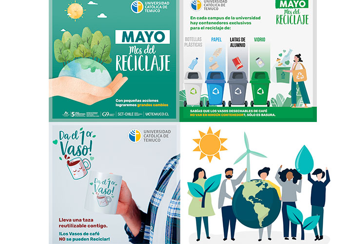 Consejo de Sustentabilidad UCT cierra exitoso Mes del Reciclaje con diversas iniciativas