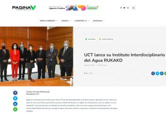 28.10.2021 UCT lanza su Instituto Interdisciplinario del Agua RUKAKO