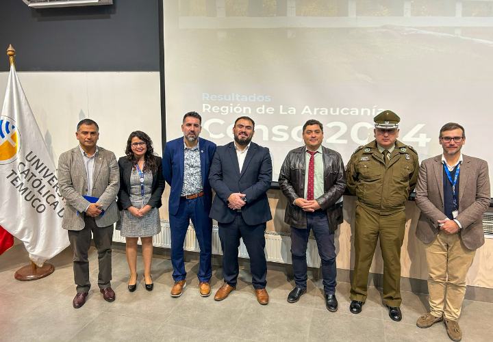 La Araucanía recibe la primera entrega de datos regionales del Censo 2024 en la  Universidad Católica de Temuco