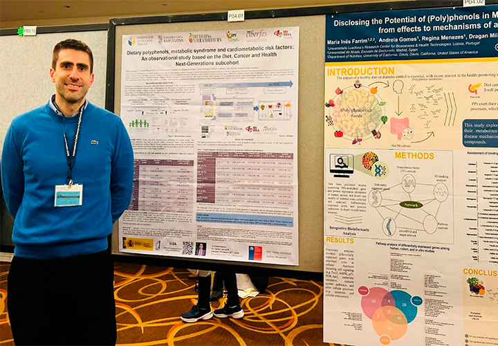 Investigador UCT presentó estudio científico en Conferencia Internacional sobre Polifenoles y Salud en Estados Unidos