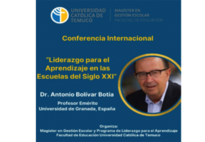 Magíster en Gestión Escolar organiza Ciclo de Conferencias sobre liderazgo pedagógico e inclusivo para el aprendizaje