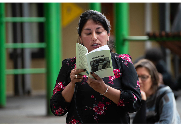 Mujeres de La Araucanía celebraron día Mundial de la Poesía con lectura abierta en la UCT