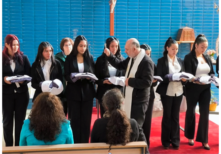 Ceremonia de envío de estudiantes de la carrera Técnico Universitario en Educación Parvularia
