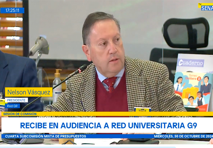 Presidente G9, Rector Nelson Vásquez: "Vemos el presupuesto en ciencias para el 2025 con mucha preocupación"