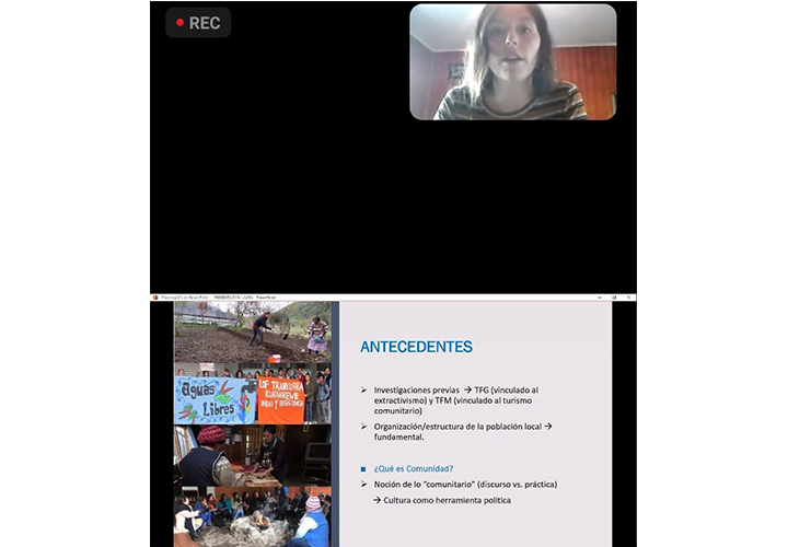 Laura Fontana presentó Proyecto Doctoral al Centro de Estudios Socioculturales de la UC Temuco