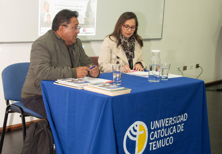 CES UCT organizó charlas abiertas a cargo del historiador aymara Carlos Mamani