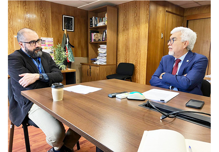 Rector Bórquez se reúne con Subsecretario de Educación Superior