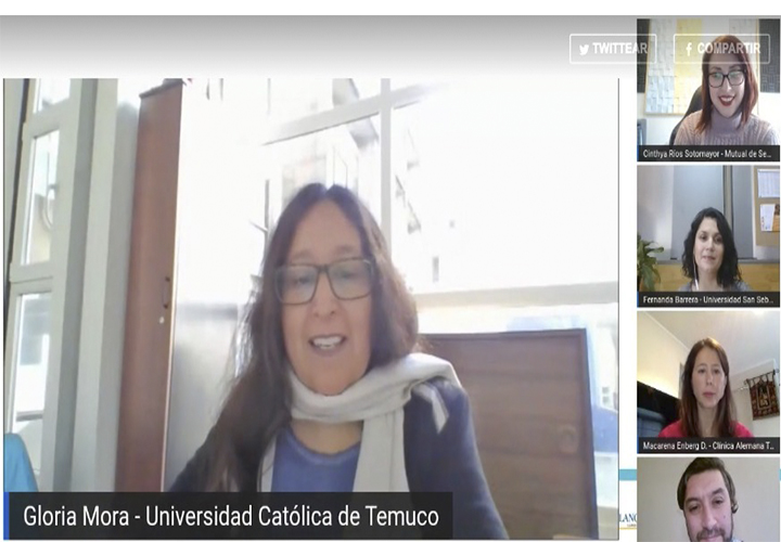 Académica de la UC Temuco participa en conversatorio virtual sobre salud mental y desempeño laboral en pandemia