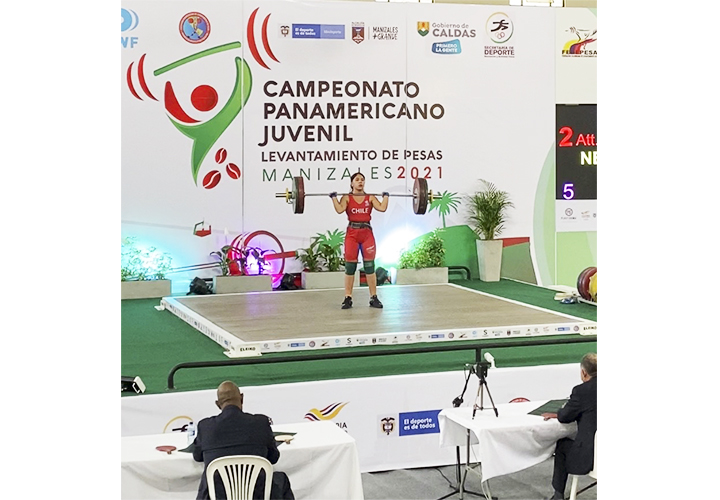 Estudiante UCT participa en Panamericano de Halterofilia
