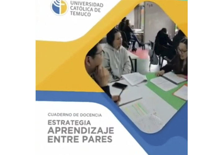 "Estrategia aprendizaje entre pares": nuevo cuaderno de docencia