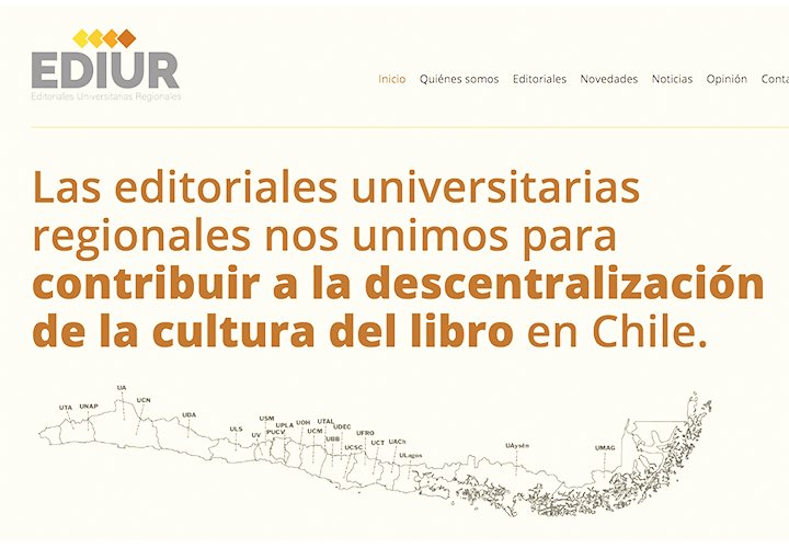 Editoriales universitarias regionales ponen en marcha www.ediur.cl