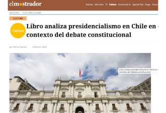 Libro analiza presidencialismo en Chile en el contexto del debate constitucional