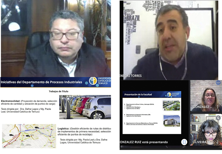 Equipo Académico del Departamento de Procesos Industriales se reunió con alcalde Roberto Neira