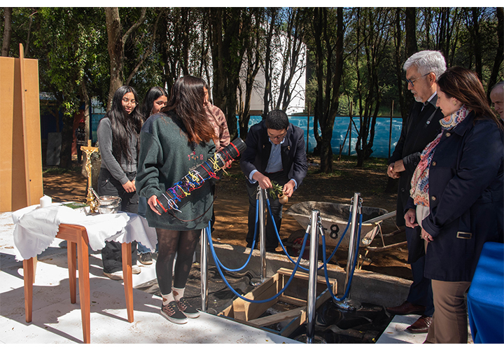 Primera Piedra del Centro de documentación mapuche CeDELeM