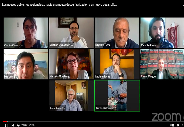 Recuperación del empleo, reactivación económica, paz social y trabajo colaborativo fueron parte de las conclusiones del Diálogo con candidatos a Gobernador Regional de La Araucanía