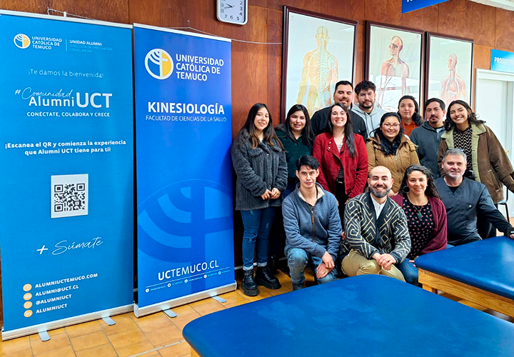 Imparten jornada de talleres de actualización profesional para Alumni de la carrera de Kinesiología UCT