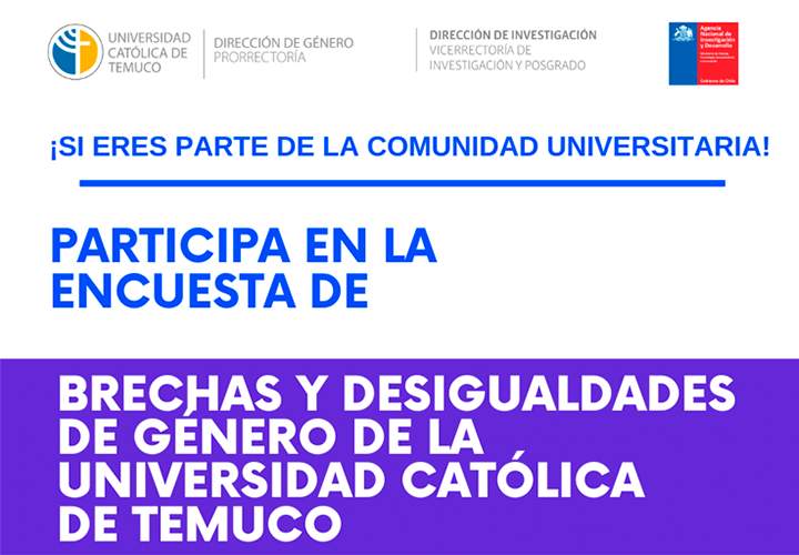 Observatorio de Equidad de Género de la UCT presenta encuesta de Brechas y Desigualdades de Género