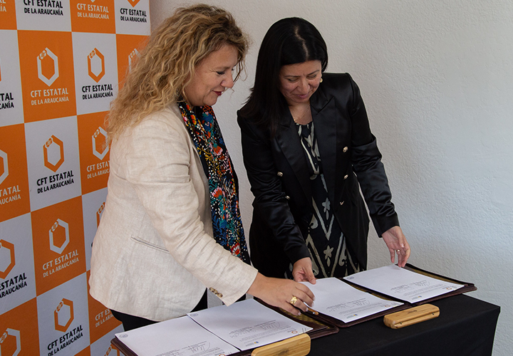 UC Temuco y CFT Estatal de La Araucanía sellan alianza para fortalecer trayectorias educativas en la región