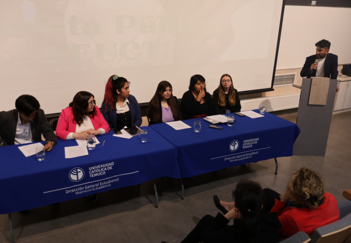 Federación de Estudiantes de la UCTemuco realizó cuenta pública a la comunidad universitaria