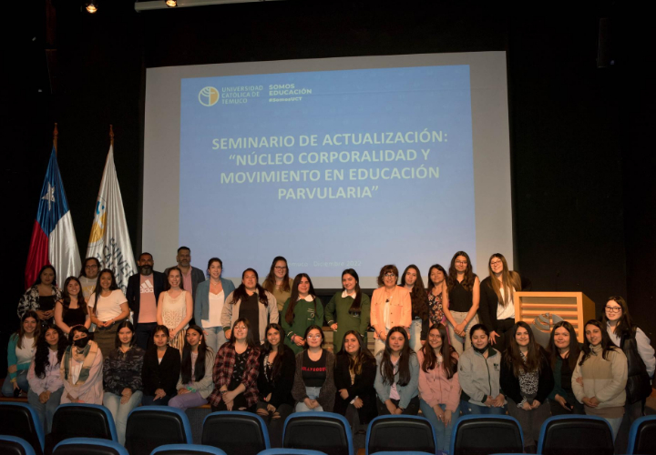 Estudiantes de Educación de Párvulos abordaron la psicomotricidad a través de seminario en la UCT