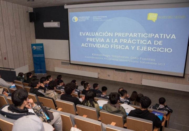 Estudiantes de la UCT participaron de la quinta versión del seminario en ciencias del ejercicio