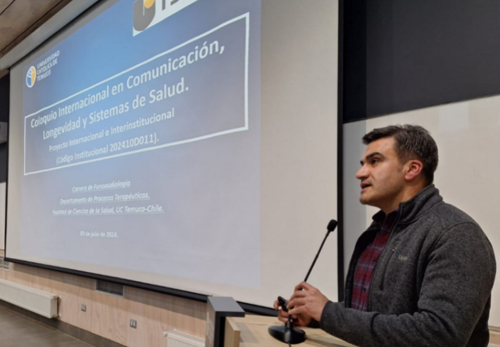Departamento de Procesos Terapéuticos UCT realizó coloquio internacional en comunicación, longevidad y sistemas de salud