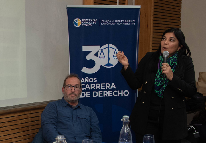 Derecho UC Temuco: Seminario abordó importancia de entornos laborales seguros