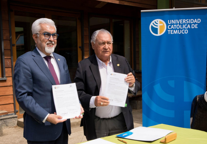 UCT y Municipalidad de Pucón firman nueva alianza para el desarrollo de profesionales en la zona lacustre