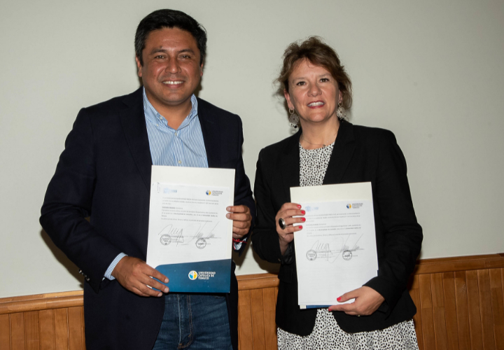 Municipalidad de Loncoche firmó convenio con UC Temuco apertura de campos clínicos en la comuna