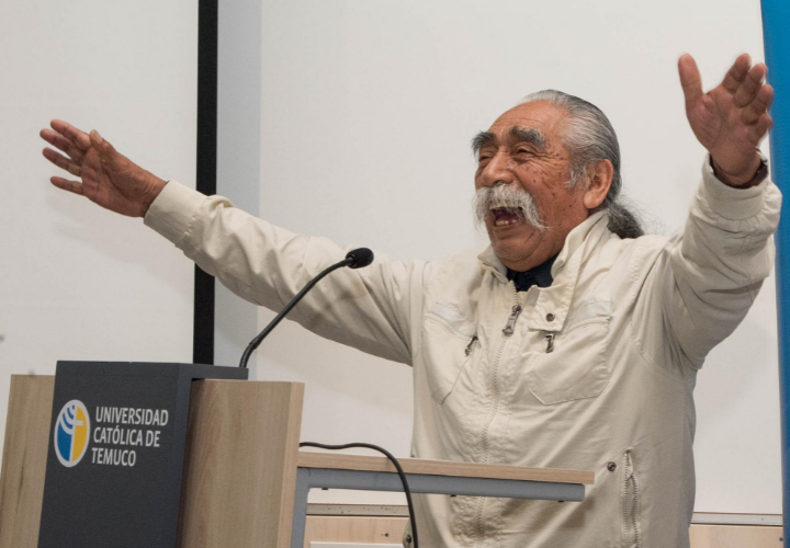 Hombre Pájaro: UCT rindió homenaje a destacado Tesoro Humano Vivo Lorenzo Aillapán