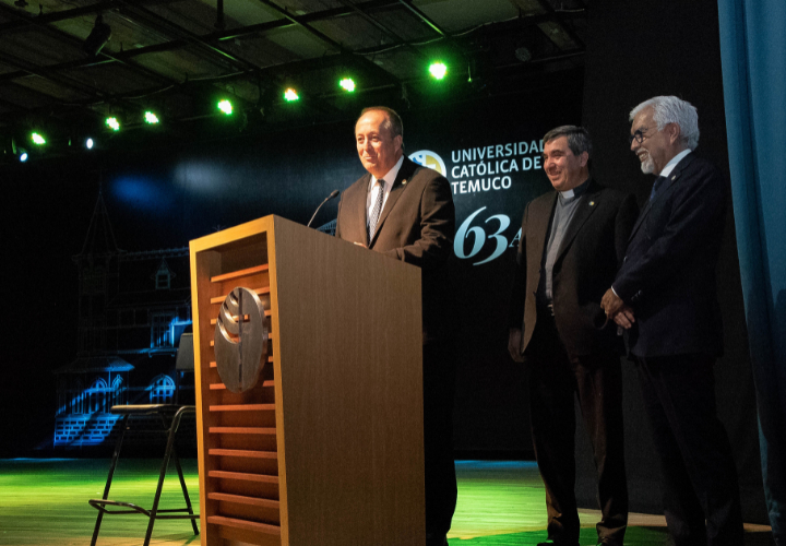 Universidad Católica de Temuco inicia su año académico 2023 con clase Magistral del Fiscal Nacional del Ministerio Público