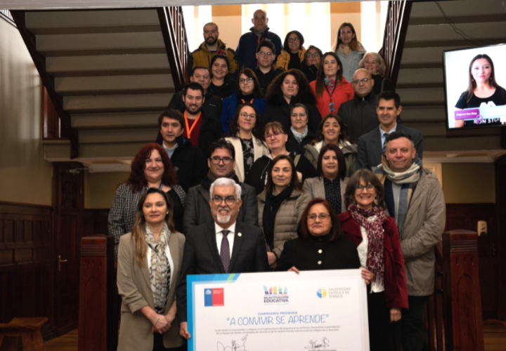 UCT lanzó Programa "A Convivir se Aprende" del Mineduc que beneficiará a más de 100.000 estudiantes de la región
