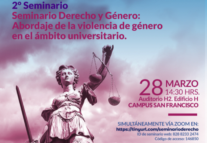 UCT contará con destacadas abogadas y abogados nacionales en segundo seminario sobre Derecho y Género