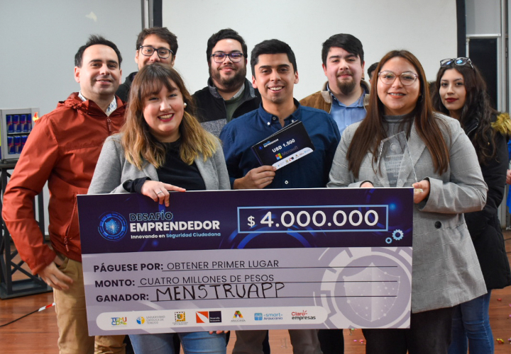 Estudiantes UCT forman parte del equipo ganador del Desafío Emprendedor 2023