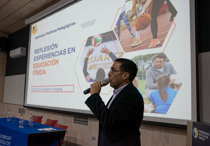 Pedagogía en Educación Física realizó primer seminario sobre prácticas educativas
