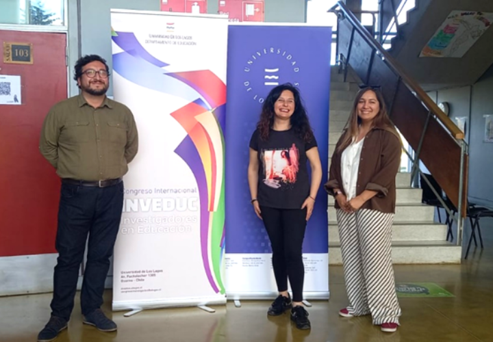 Tesistas Fondecyt del Magíster en Gestión Escolar expusieron sus investigaciones en Congreso INVEDUC 2023