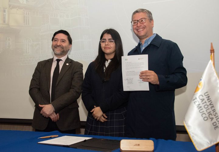 Universidad Católica de Temuco y Municipalidad de Temuco firman convenio de colaboración en materia de salud mental