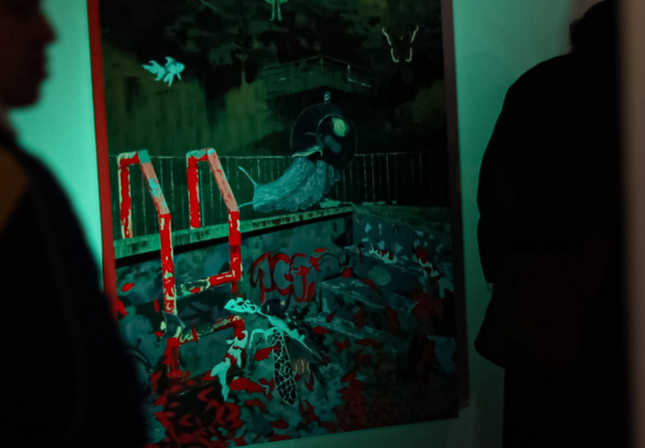 Estudiantes de Artes Visuales de la UCT inauguraron exposición "Sutura" en el Museo Ferroviario de Temuco