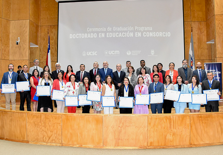 Graduación del Doctorado en Educación en Consorcio contó con la presencia de sus rectores