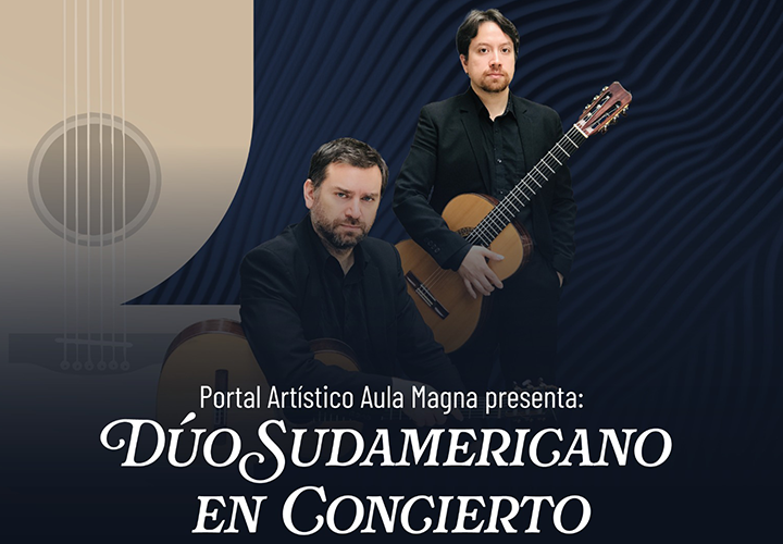Dúo Sudamericano de guitarristas dará concierto gratuito en Aula Magna UCT